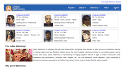 Desktop Screenshot of directmatrimony.com